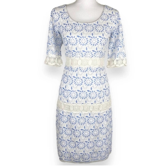 Chris McLaughlin daisy lace dress sz 14 - Picture 11 of 11